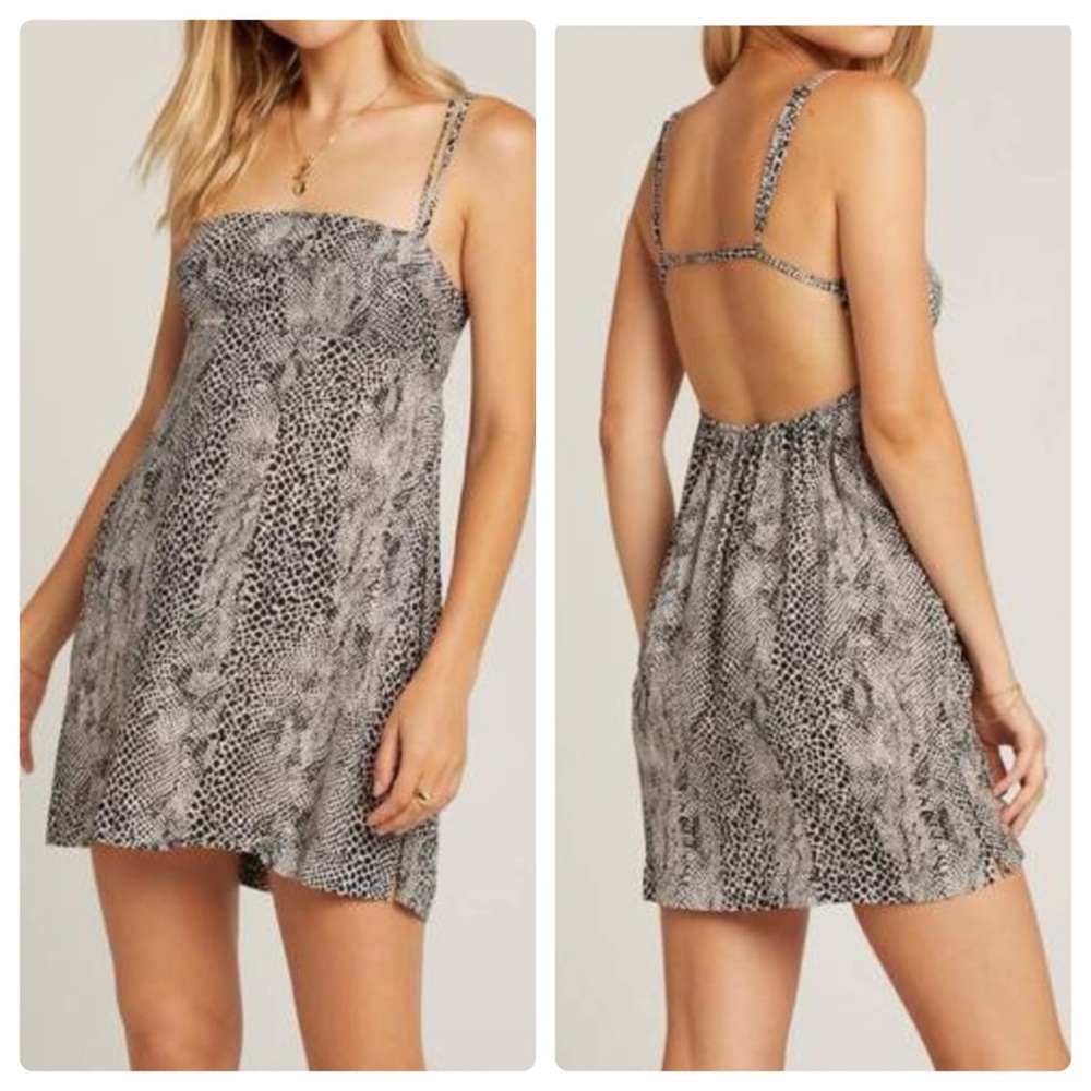 Free People Intimately Wild Child animal print slip dress